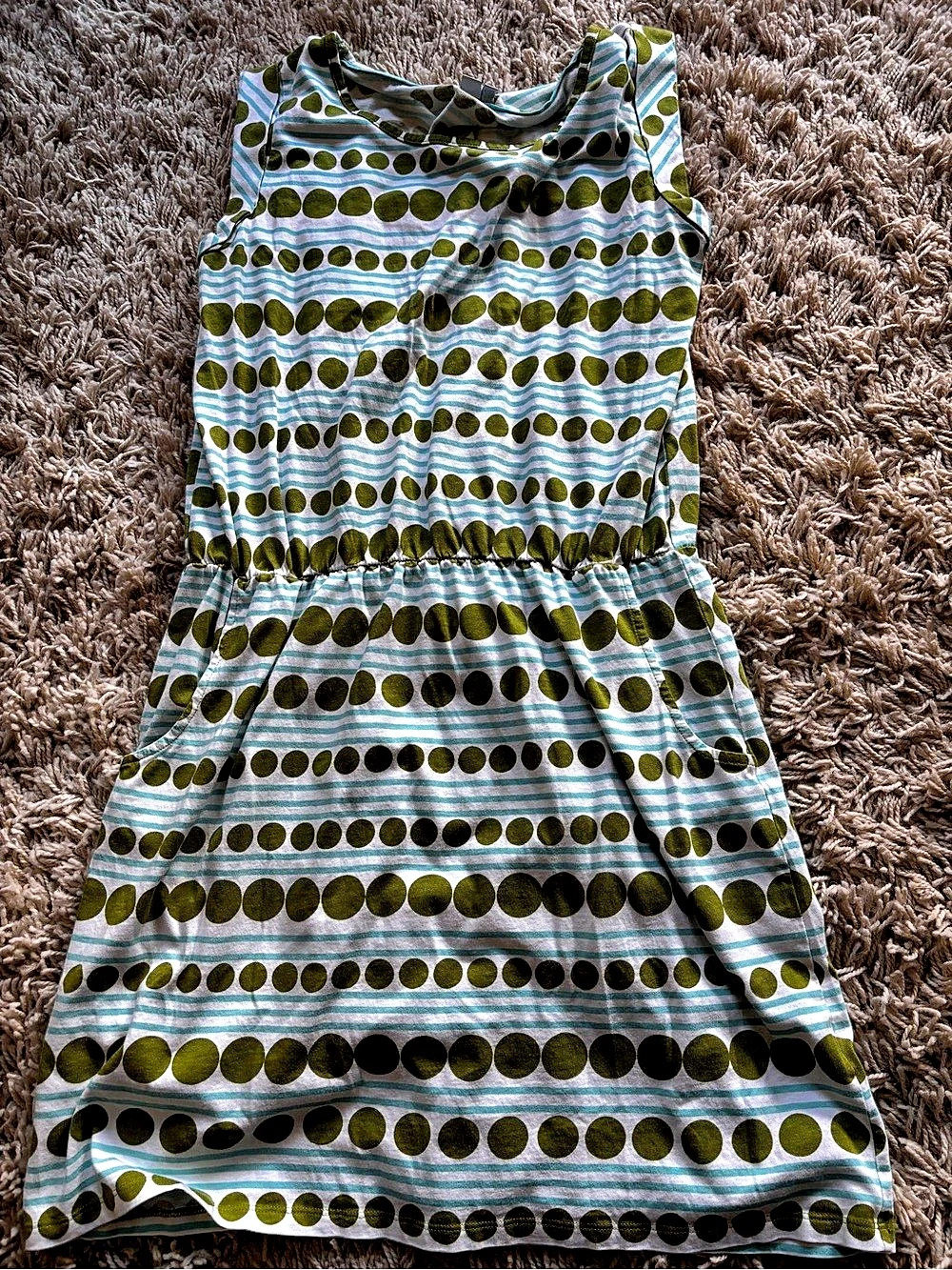 Boden Women's Geometric Sleeveless Dress Size 10